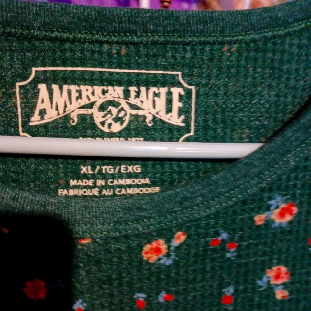 Cute floral green thermal